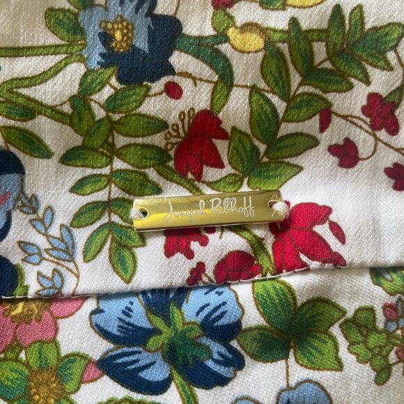 Designer Joseph Ribkoff Stretch Floral Pants - Picture 4 of 7